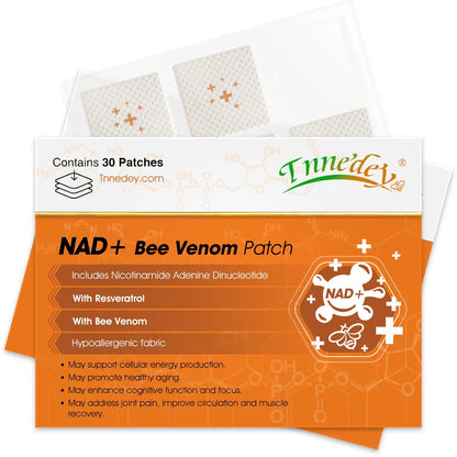 【Official Authorized Store】Tnnedey® NAD+ Bee Venom Patch – Ultimate Skin Rejuvenation & Energy Boost（Last Day Discount：75%）