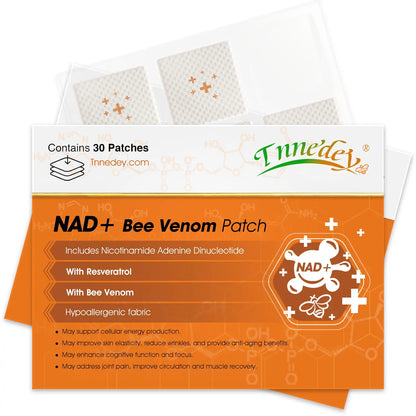 【Official Authorized Store】Tnnedey® NAD+ Bee Venom Patch – Ultimate Skin Rejuvenation & Energy Boost（Last Day Discount：75%）
