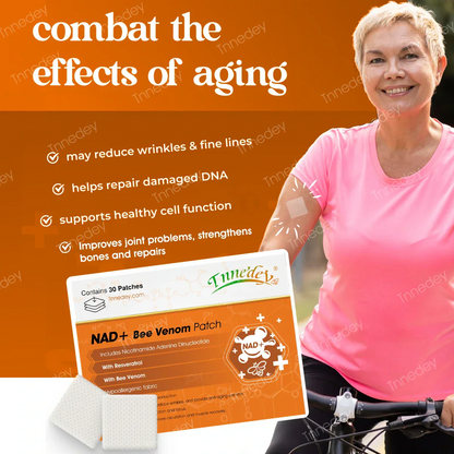 【Official Authorized Store】Tnnedey® NAD+ Bee Venom Patch – Ultimate Skin Rejuvenation & Energy Boost（Last Day Discount：75%）