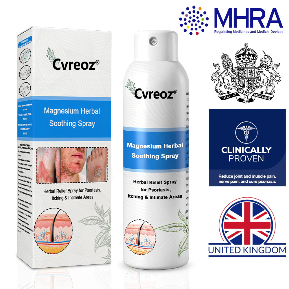 Official Store✅: 𝐂𝐯𝑟𝑒𝑜𝑧® Magnesium Herbal Psoriasis Spray ⚕ MHRA Certified