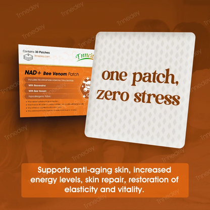 【Official Authorized Store】Tnnedey® NAD+ Bee Venom Patch – Ultimate Skin Rejuvenation & Energy Boost（Last Day Discount：75%）