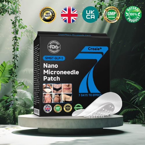CROAIE ®🌟 Nano Microneedle Patch with SMGT-GLP-1 & Matrixyl 3000 – Slimming, Skin Tightening, Blood Sugar Support, No Injection, 7-Day Result