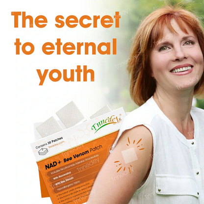 【Official Authorized Store】Tnnedey® NAD+ Bee Venom Patch – Ultimate Skin Rejuvenation & Energy Boost（Last Day Discount：75%）